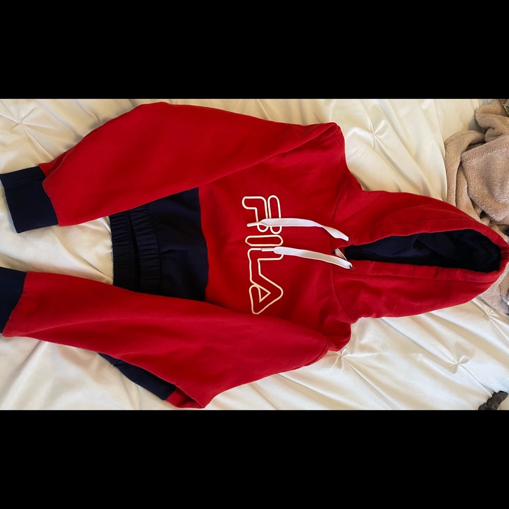 Cropped hoodie and jogger set